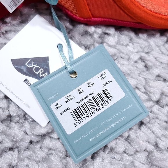 Panache Isobel Underwire Bandeau Molded Swimsuit Bikini Top SW0763 Size 28DD - Picture 5 of 10